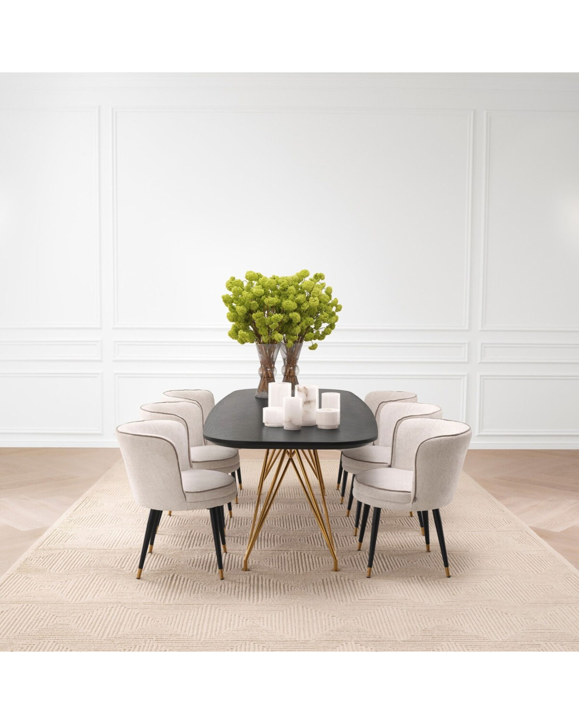 Grenada matstol lyssa off-white