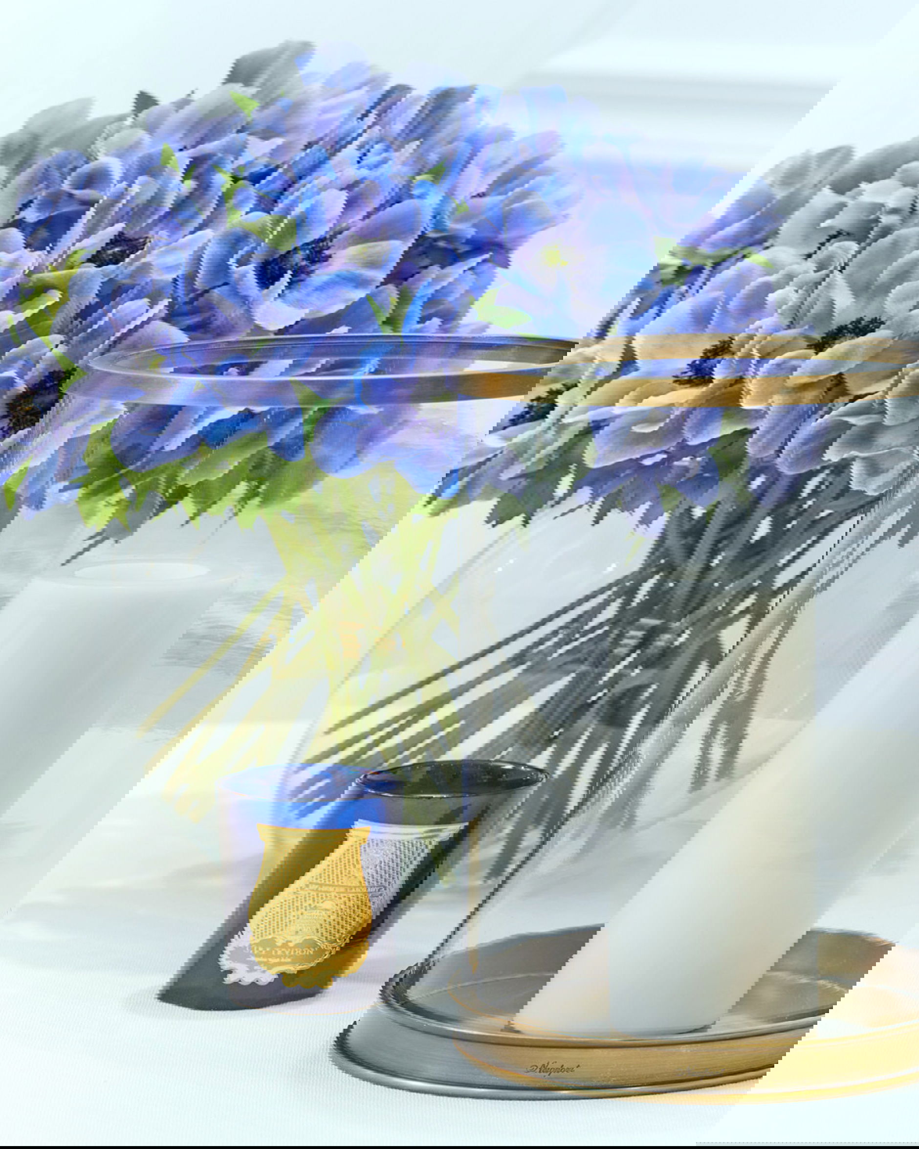 Anemon snittblomma blå