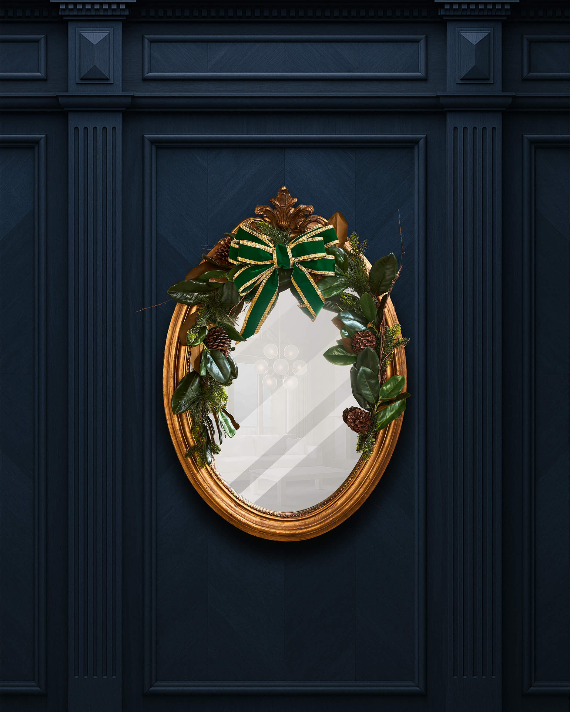 Tremblant Girlande grün/braun 183 cm