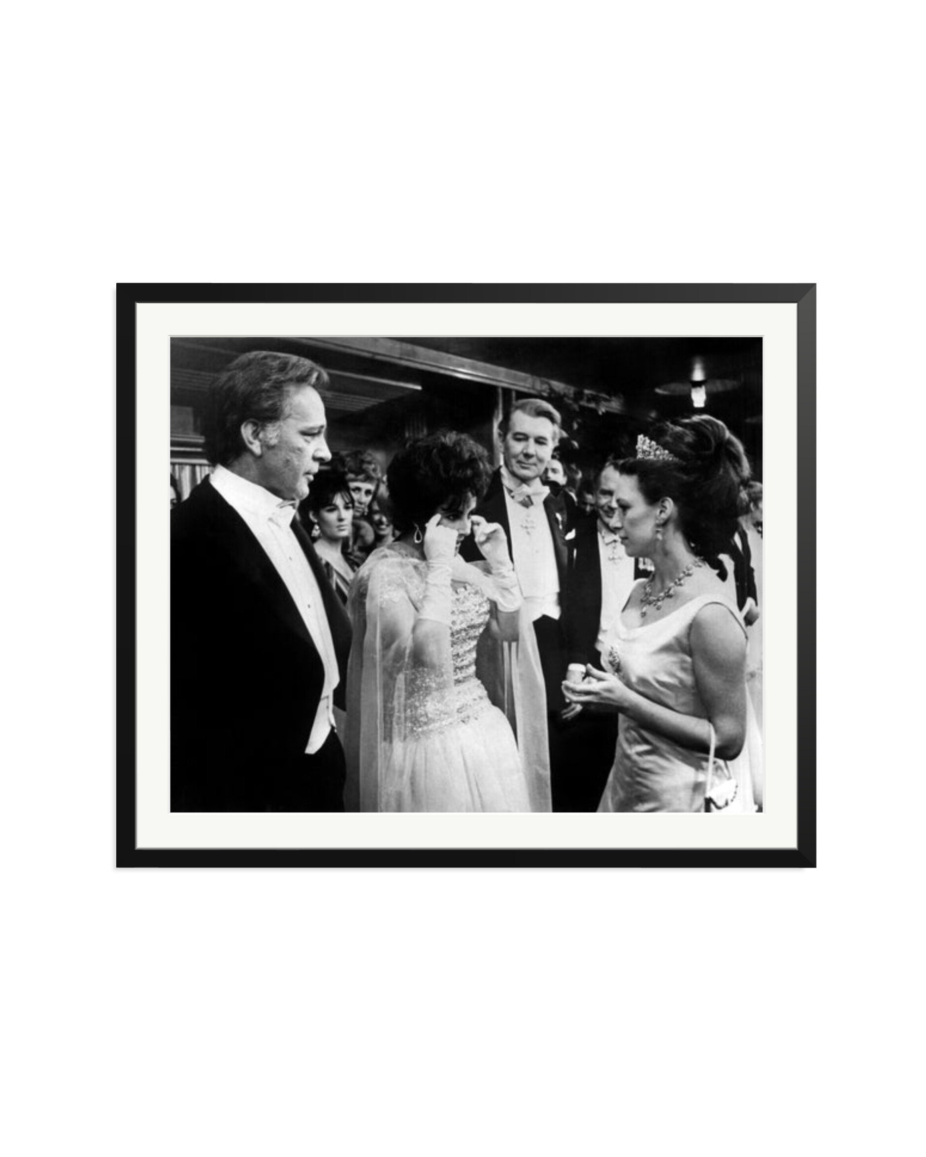 Burton, Taylor and Princess Margaret Black / XXL