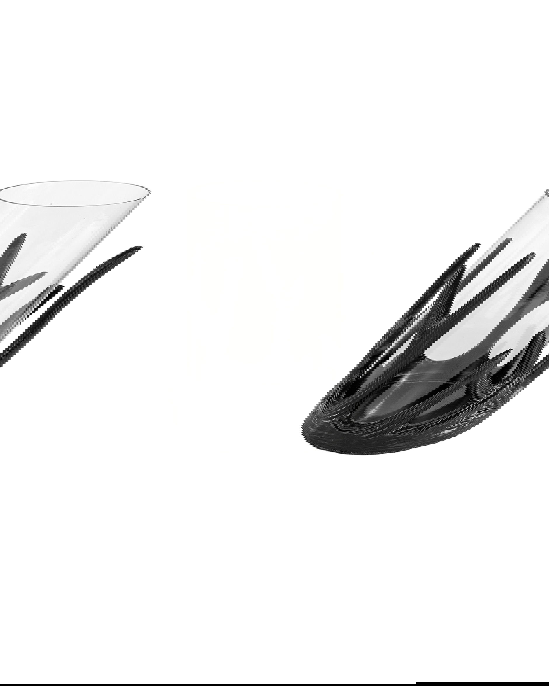 Antler ljuslykta svart