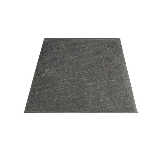 null - Square lampeskjerm leather grey