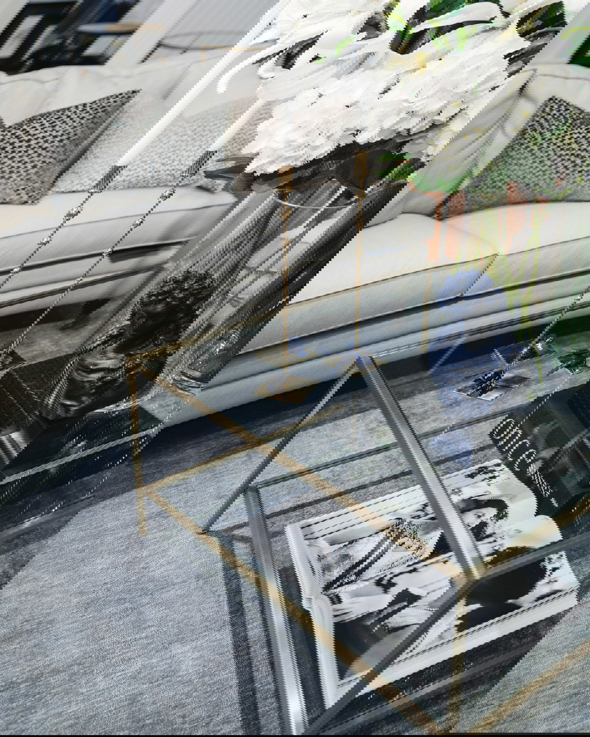 Big Square soffbord mässing