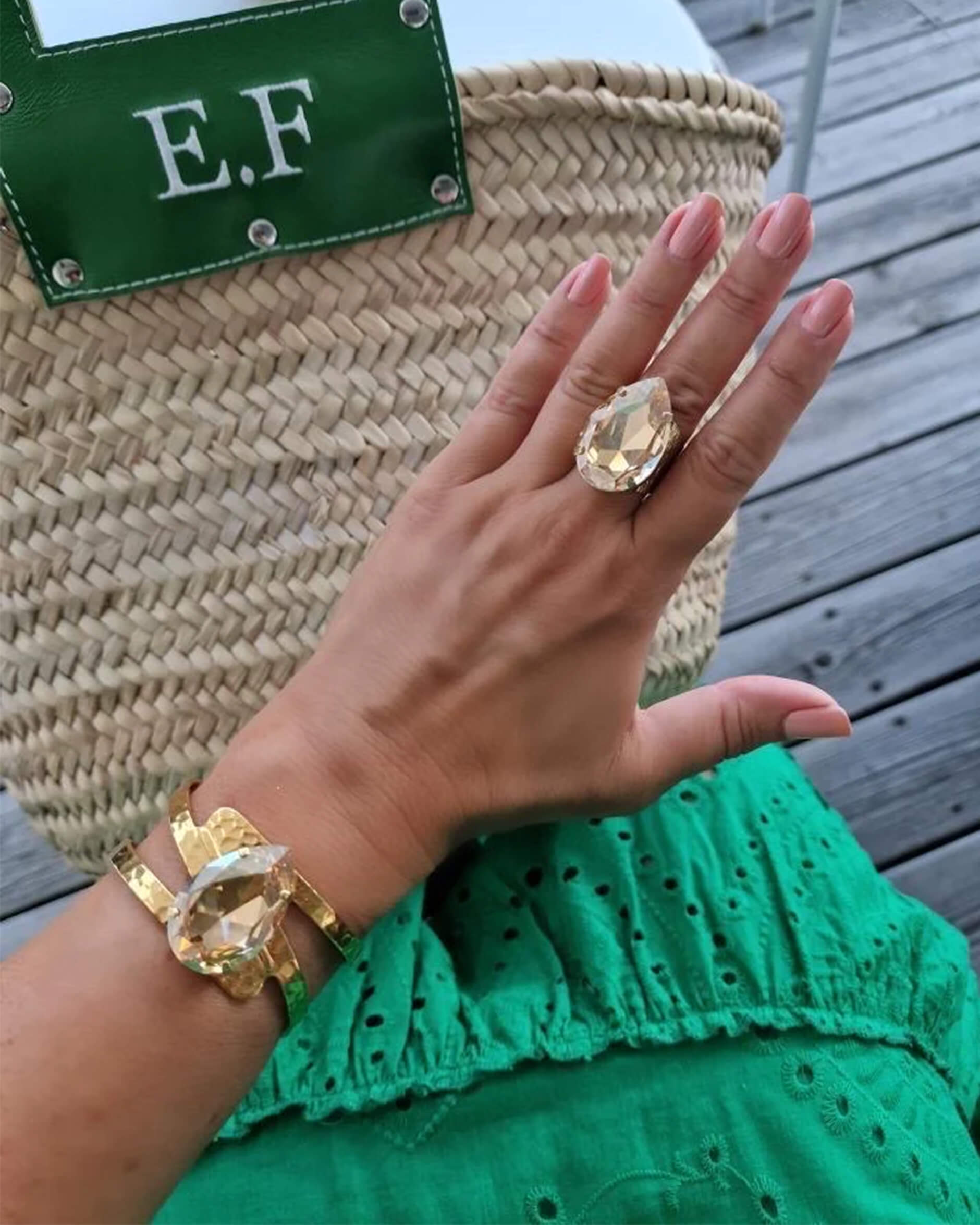 Perfect Drop Bangle armband golden shadow