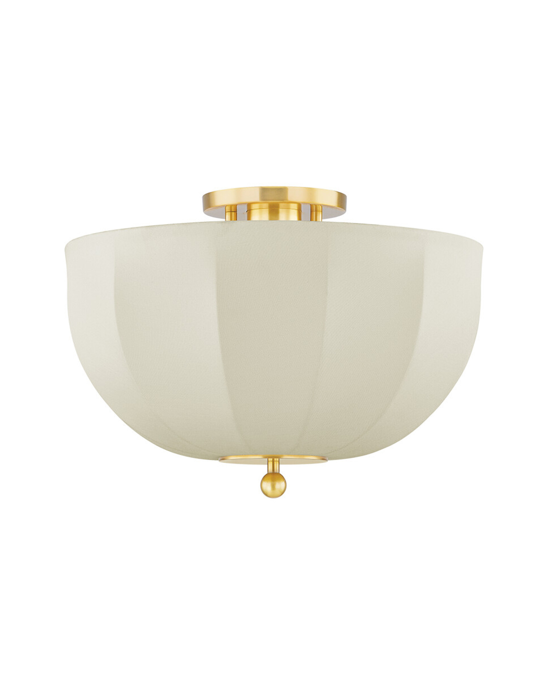 Meshelle plafond antikk messing