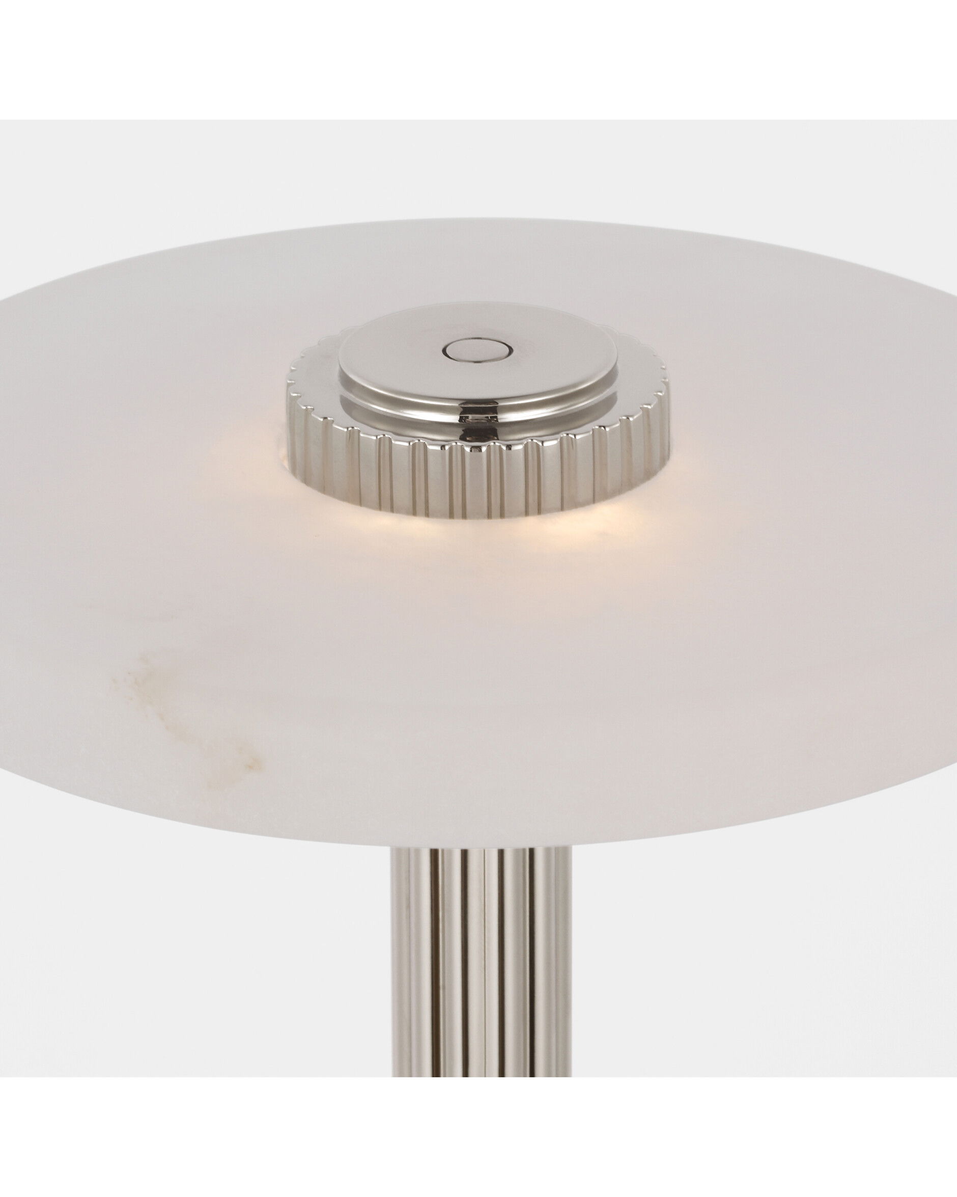 Aran 9" bordslampa uppladdningsbar nickel