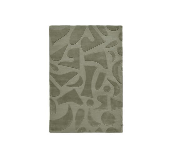 Vihreä - Vivid-matto beige