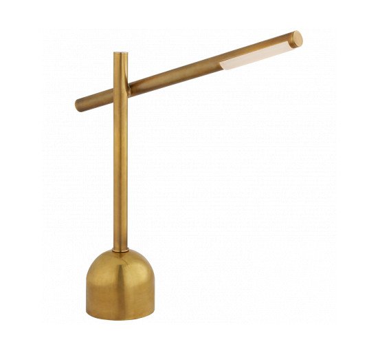 Antique-Burnished Brass - Rousseau Boom Arm Table Lamp Antique-Burnished Brass