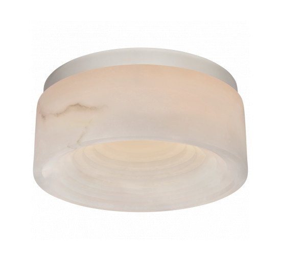 Polished Nickel - Otto Small Flush Mount Antique-Burnished Brass