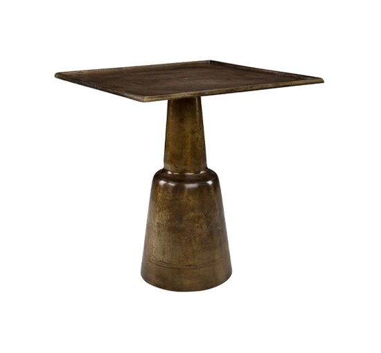 null - Chloé cafe table round vintage brass
