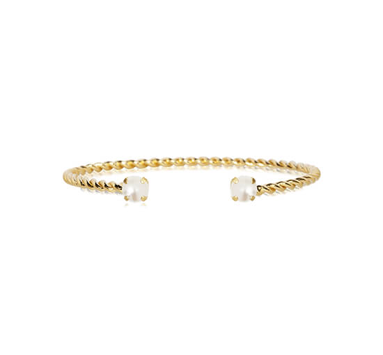 null - Mini Twisted Bracelet Pearl