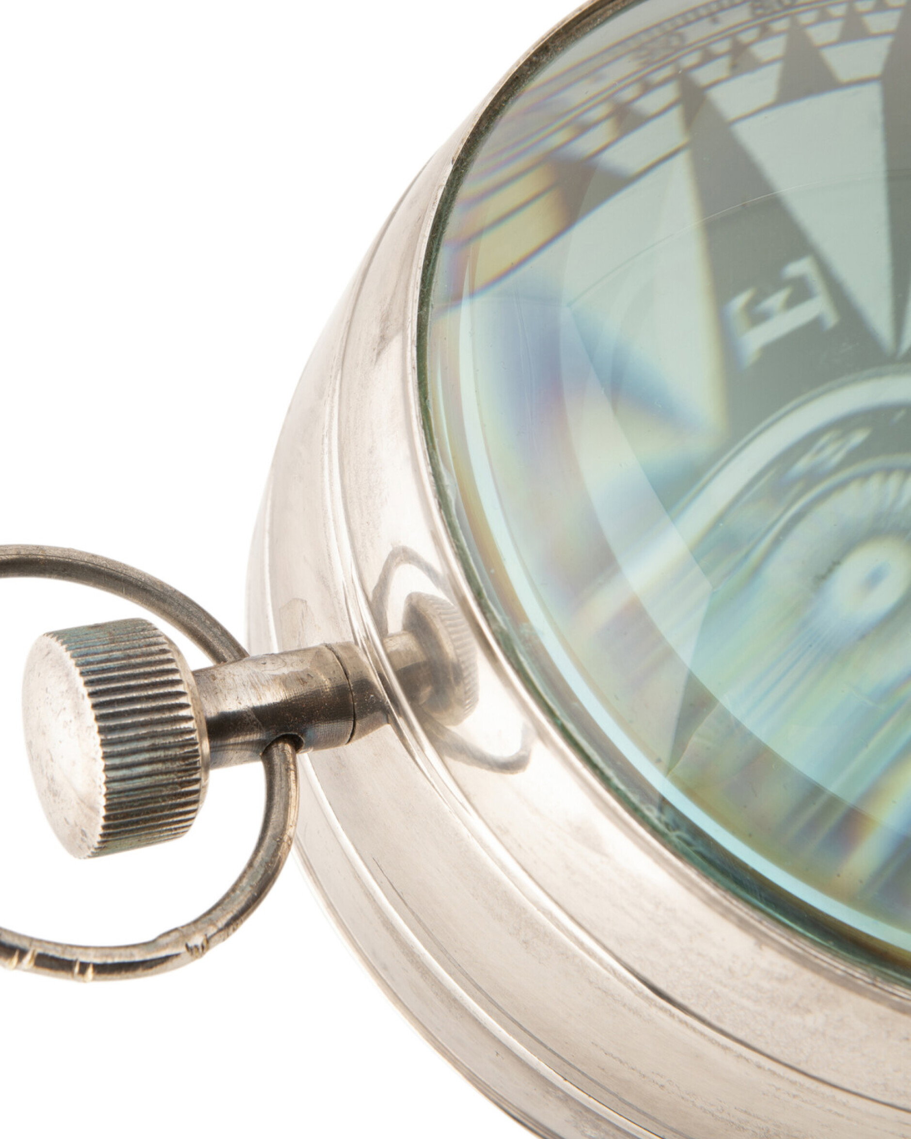 Eye of Time Clock silver