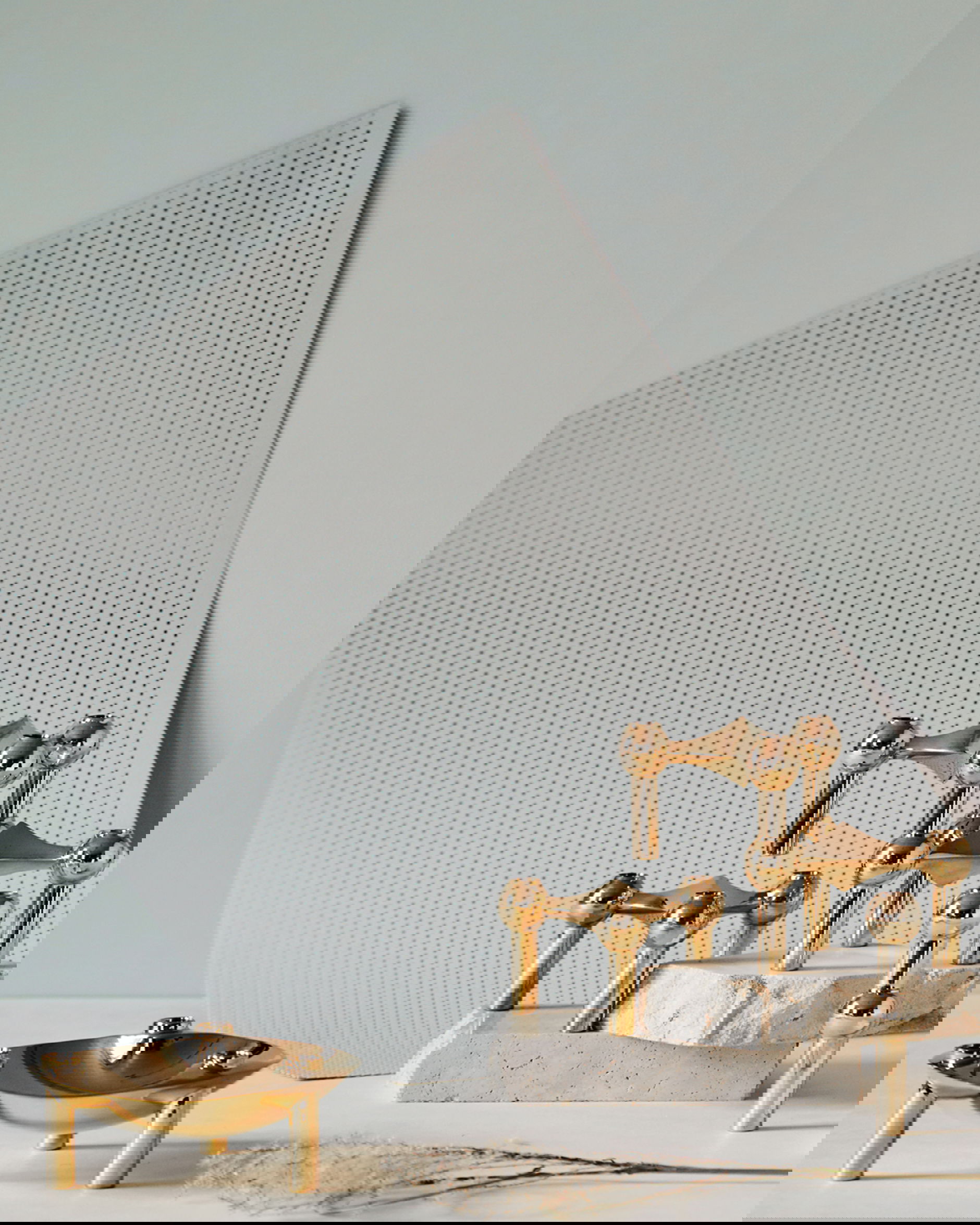 Nagel skål mässing