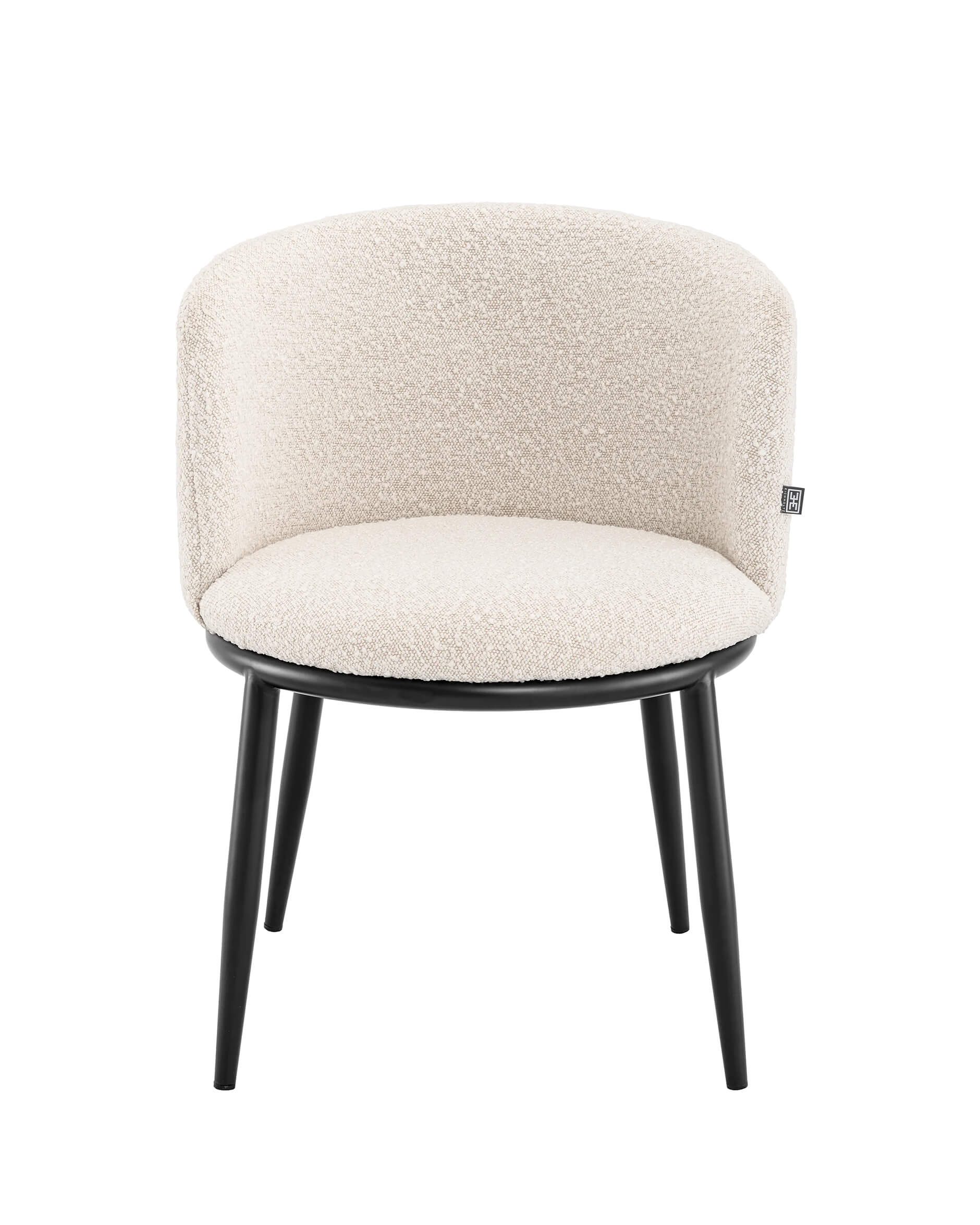 Filmore matstolar bouclé cream 2-pack