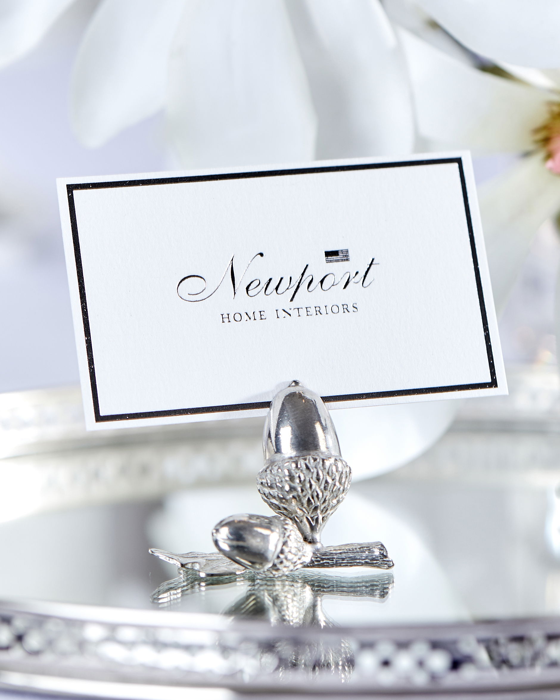 Ekollon placeringskortshållare tenn