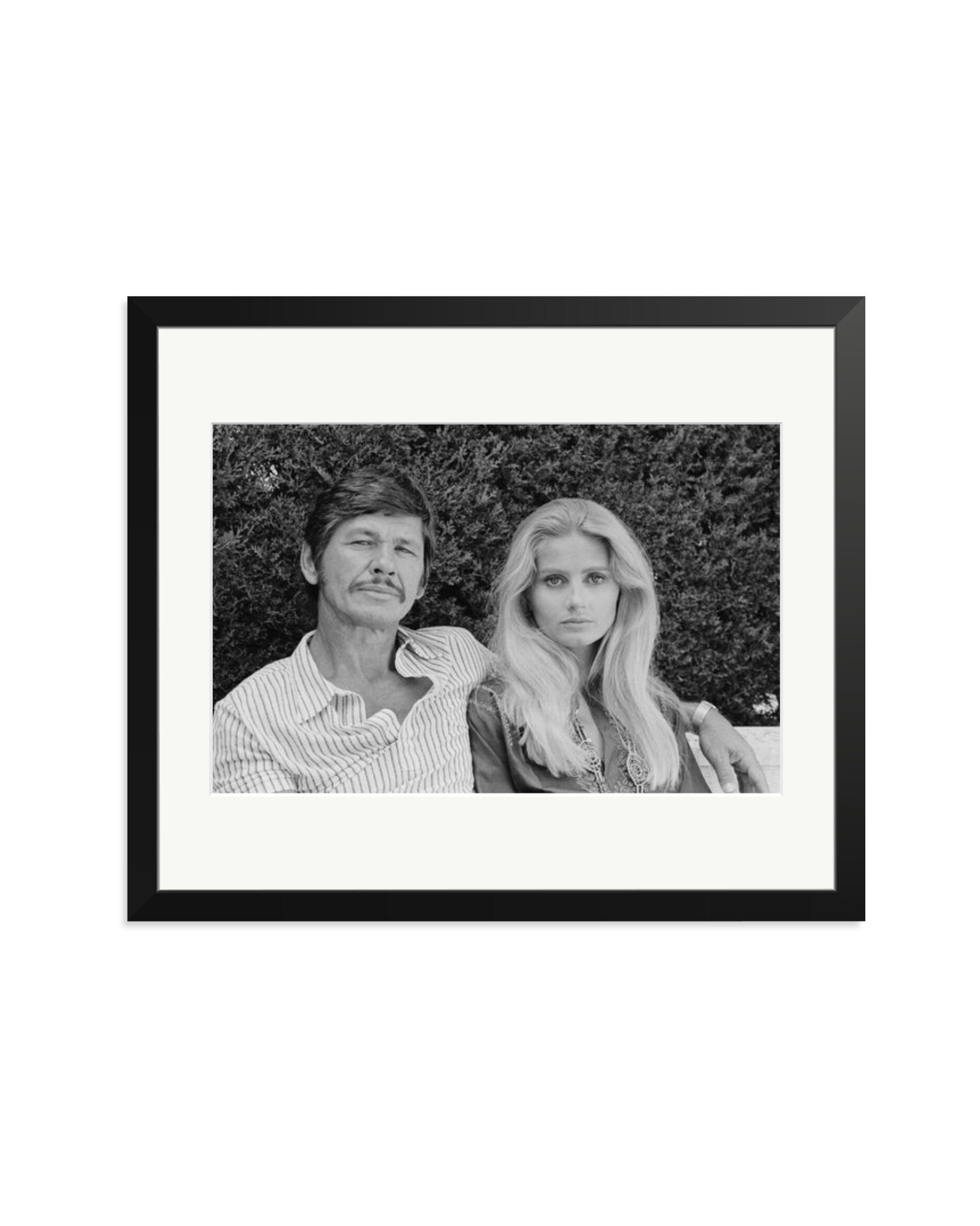Charles Bronson and Jill Ireland Black / Large