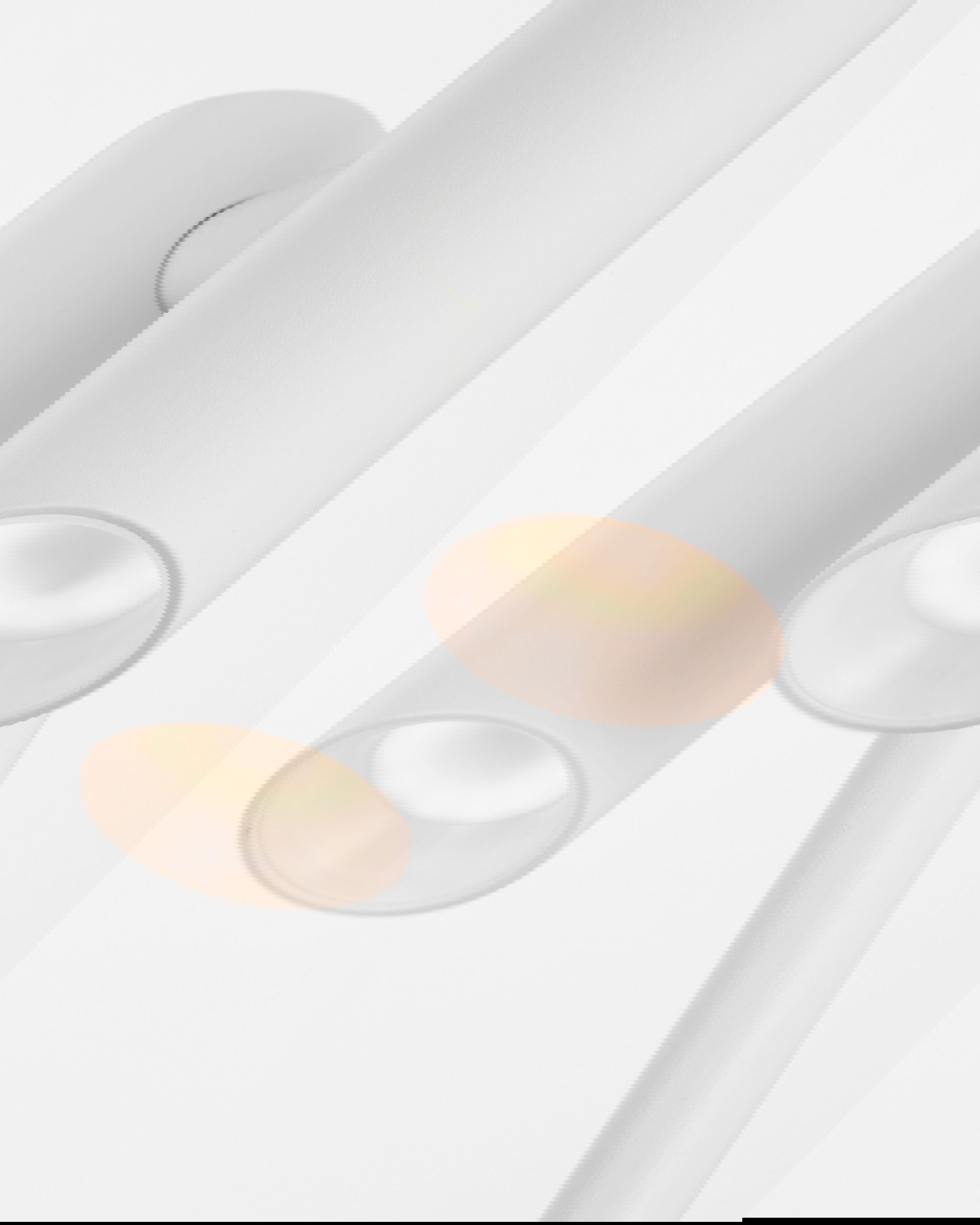 Doppia bordslampa uppladdningsbar vit