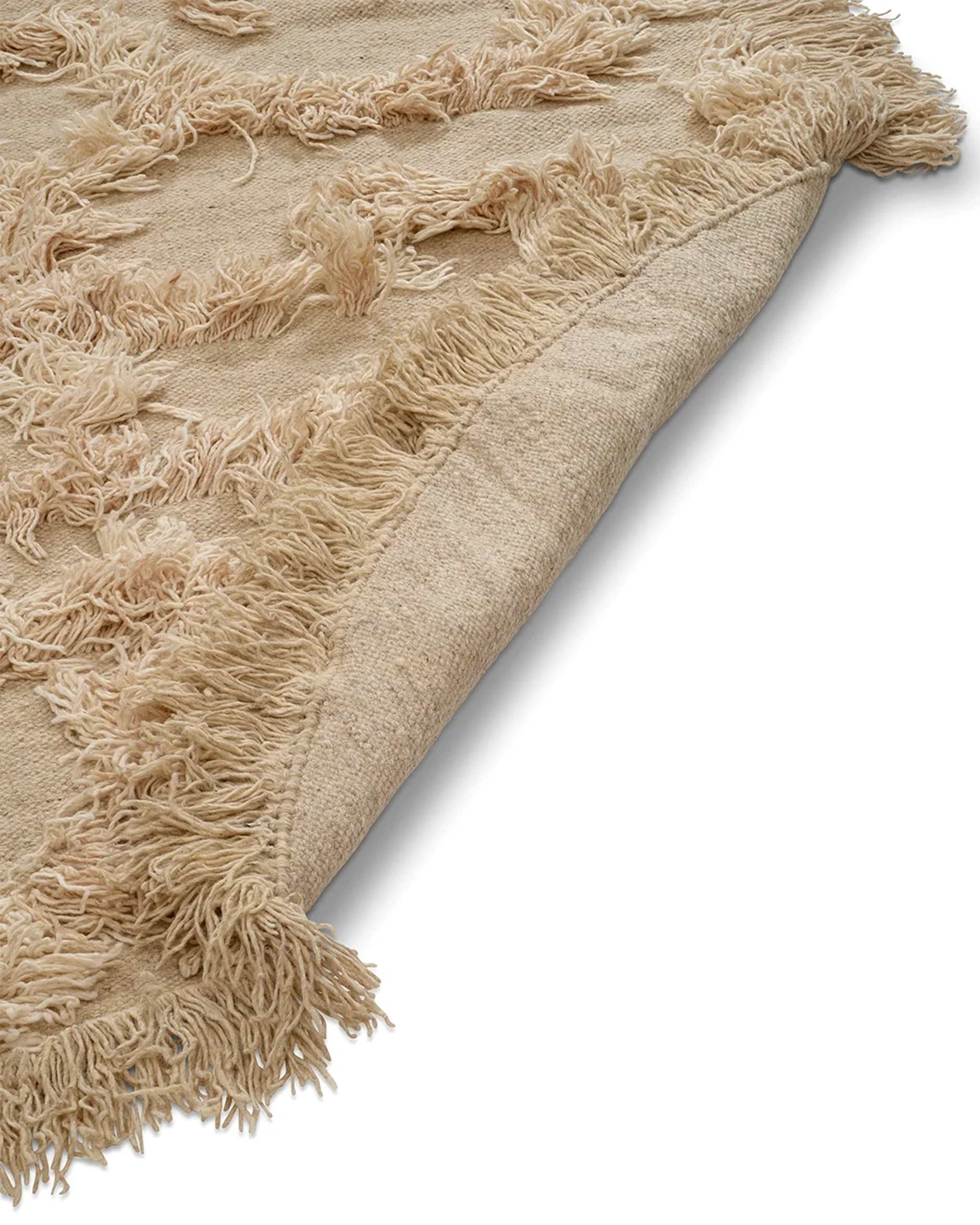 Rio rundt beige tæppe