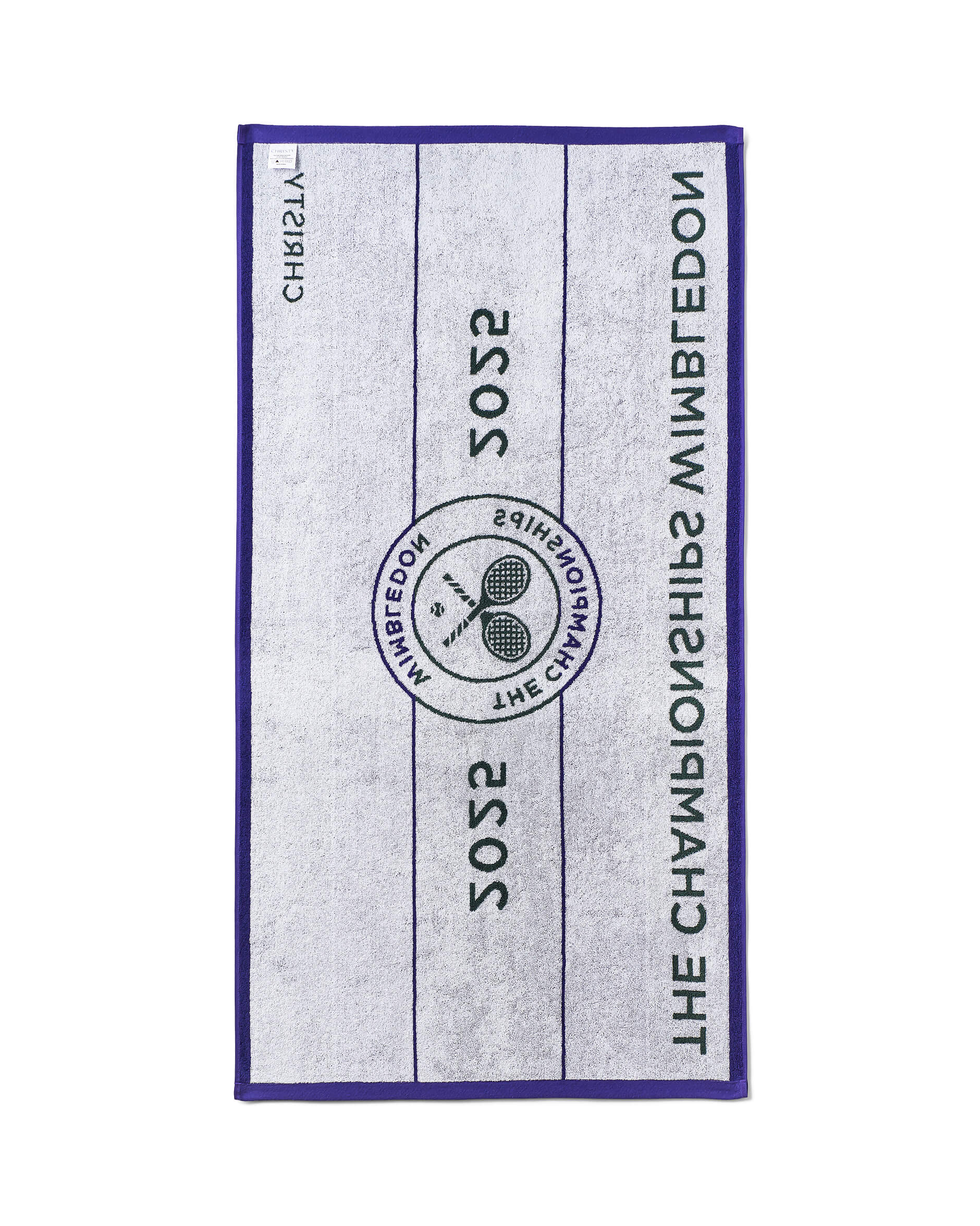 Wimbledon 2025 Championship handduk grön/lila