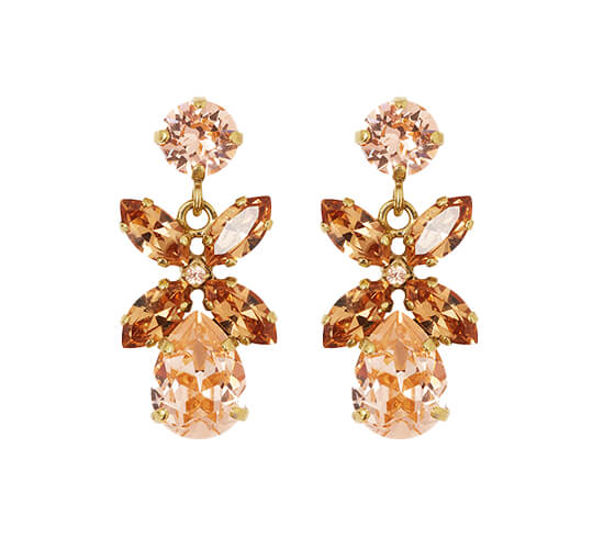 null - Mini Dione Earrings topaz combo