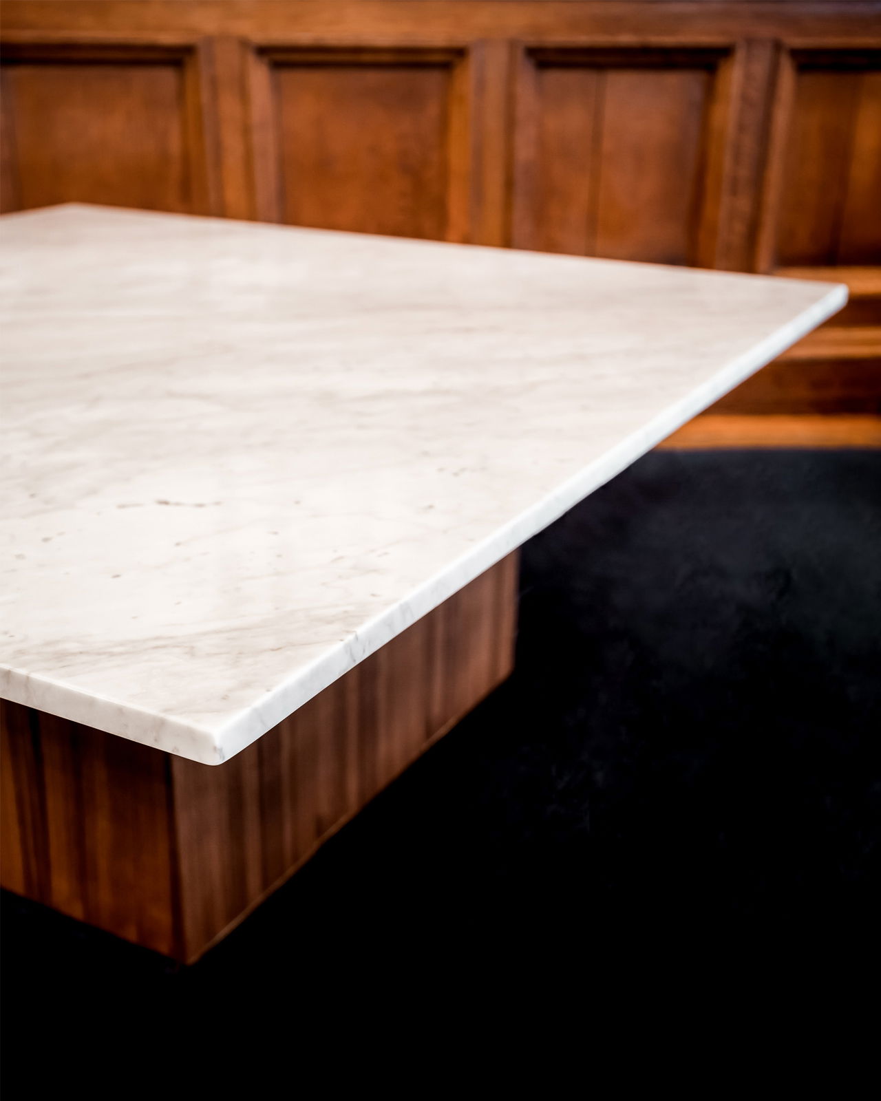 Delano soffbord kvadrat valnöt