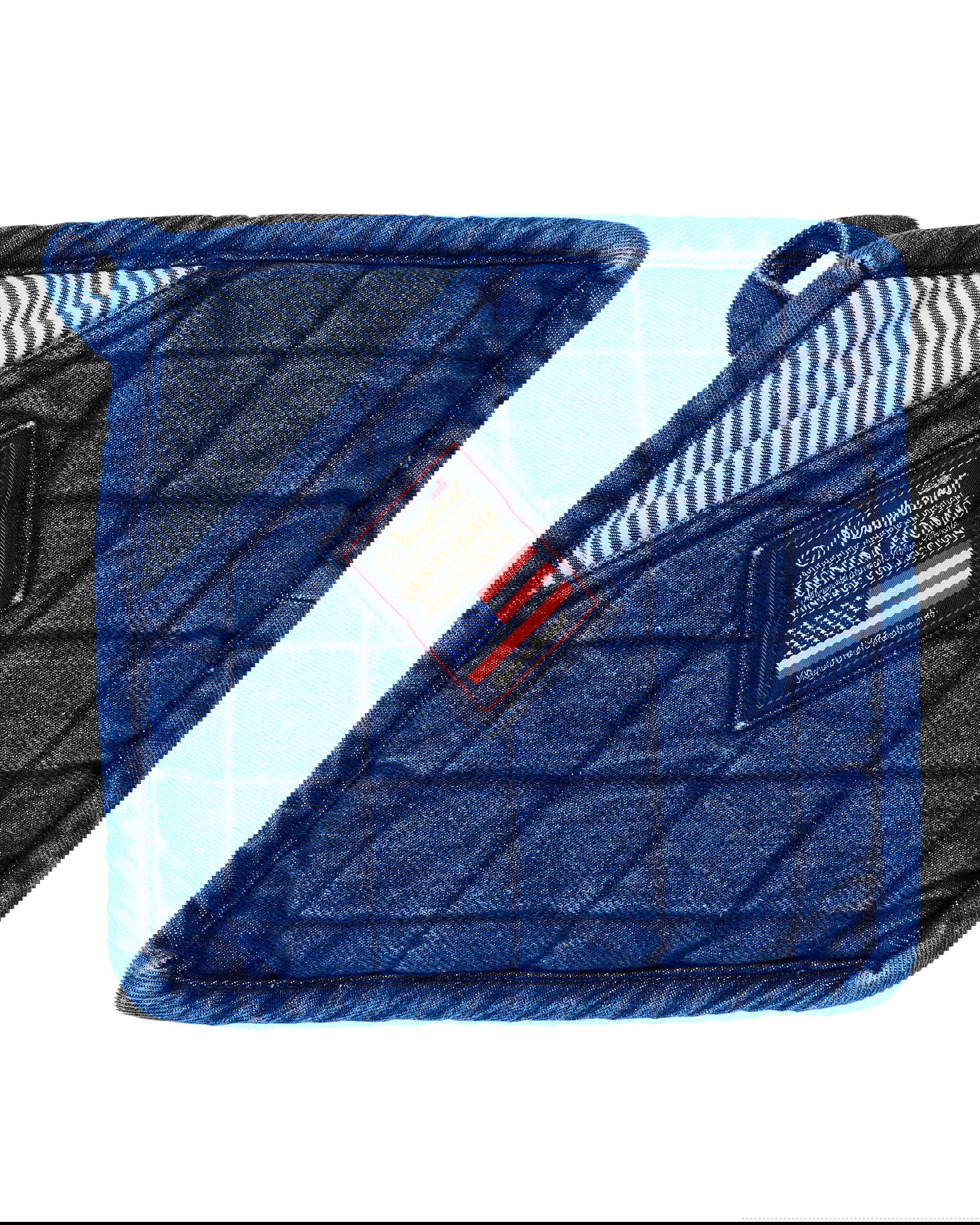 Denim potholder blue