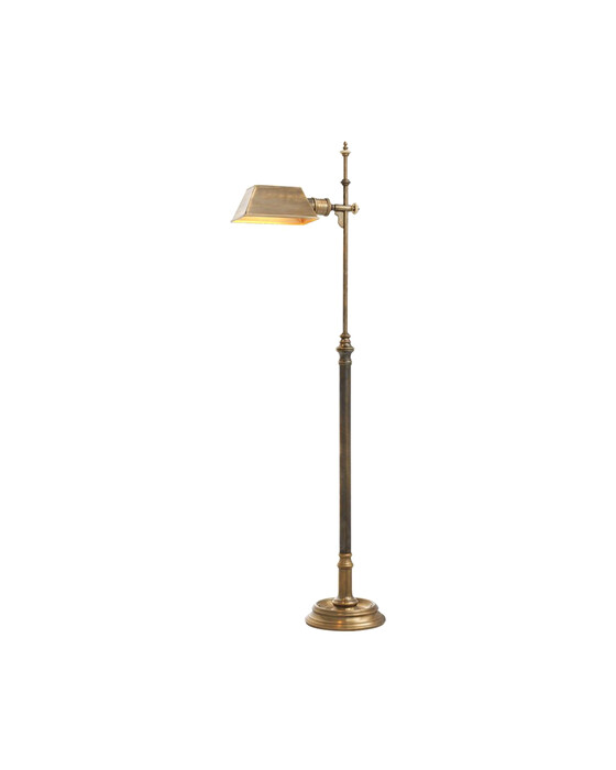Charlene Floor Lamp Brass Finish