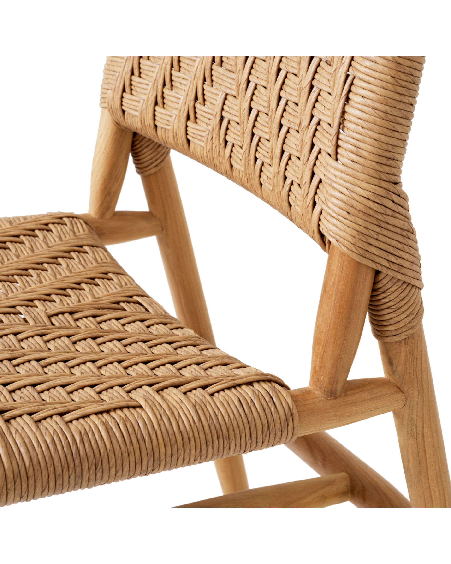 Laroc matstol natural teak 2-set