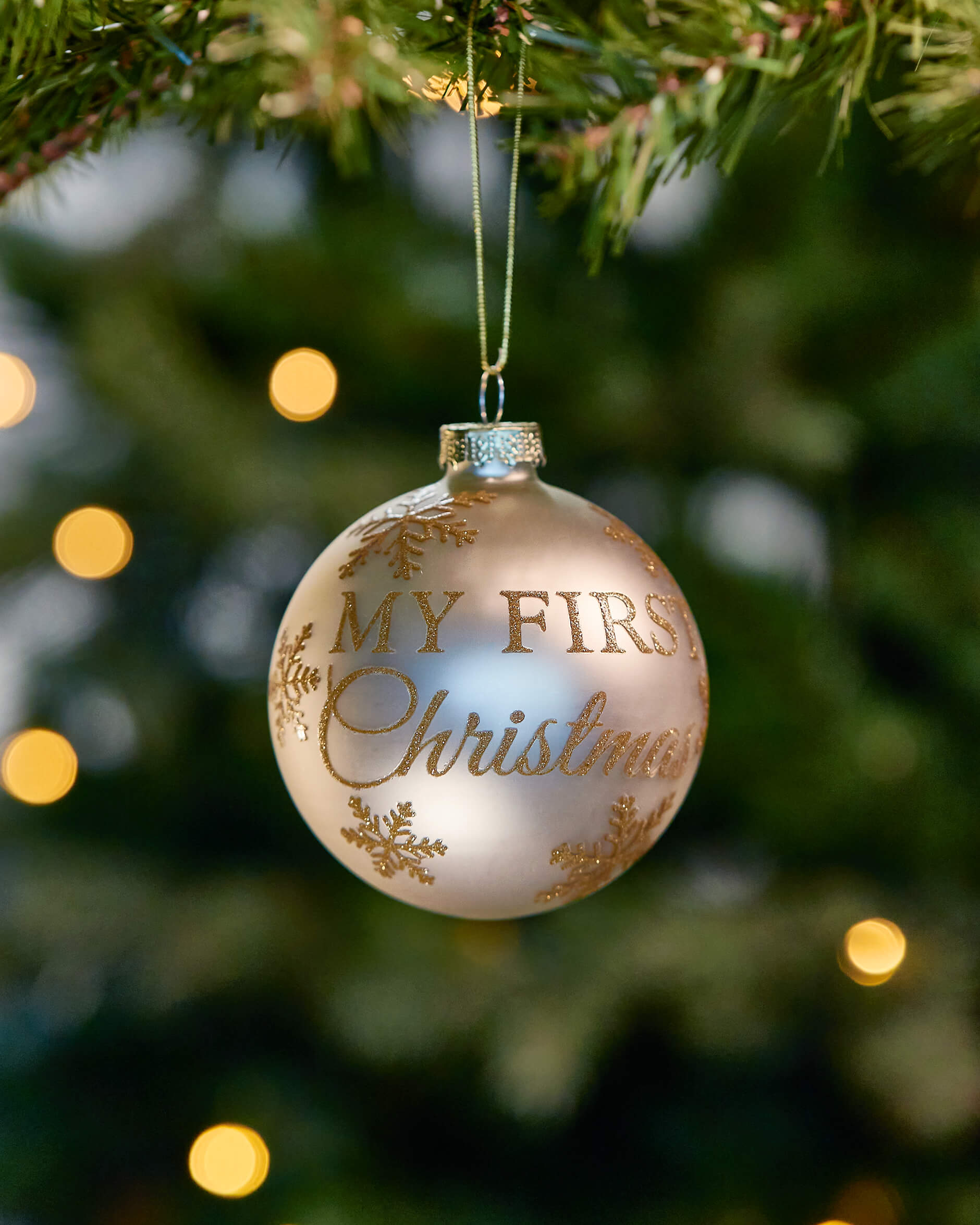 My First Christmas julkula silver 8cm