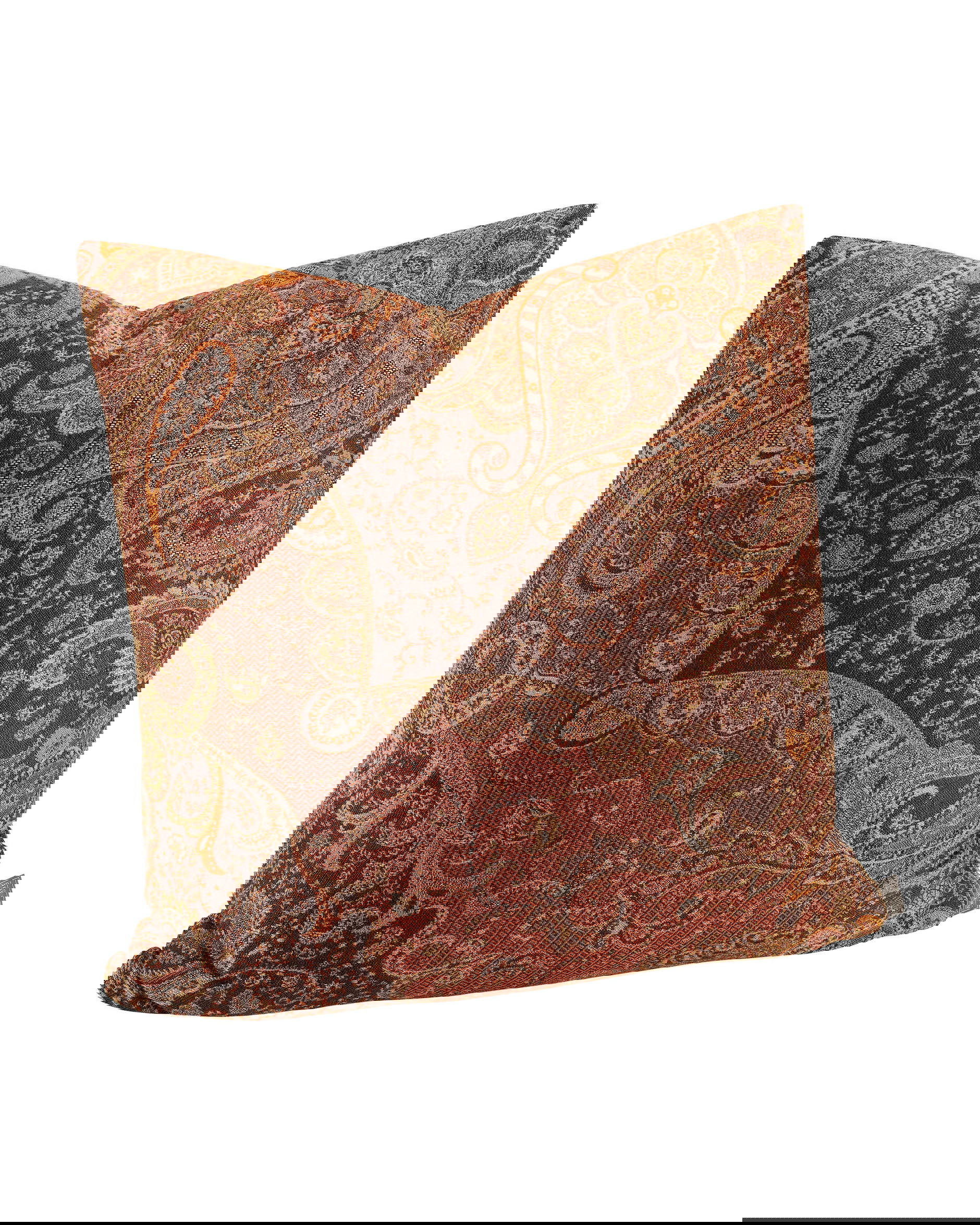 Eroz Paisley Cushion Cover Ocher OUTLET