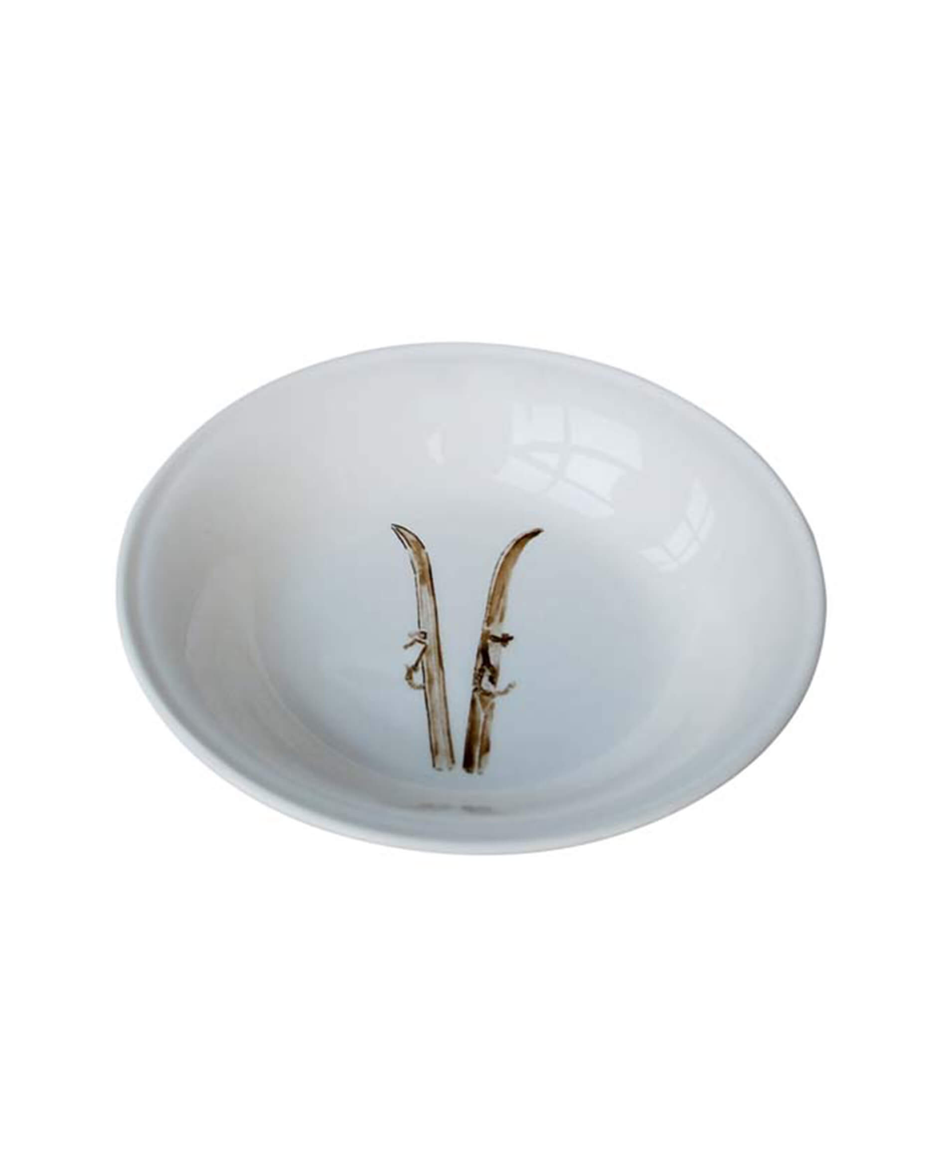 Zermatt djup tallrik vit