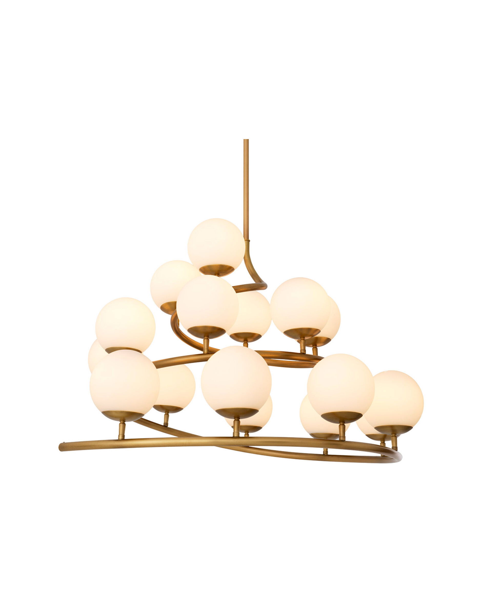 Brissac Chandelier Vintage Brass