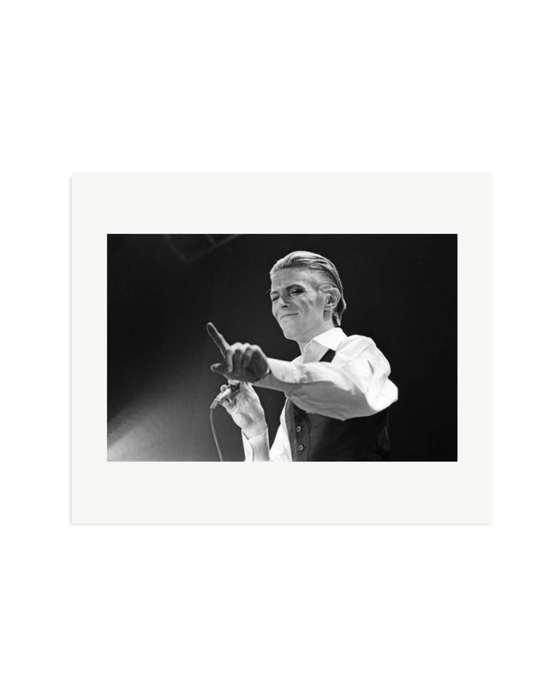 David Bowie Isolar Tour Print Only / Large