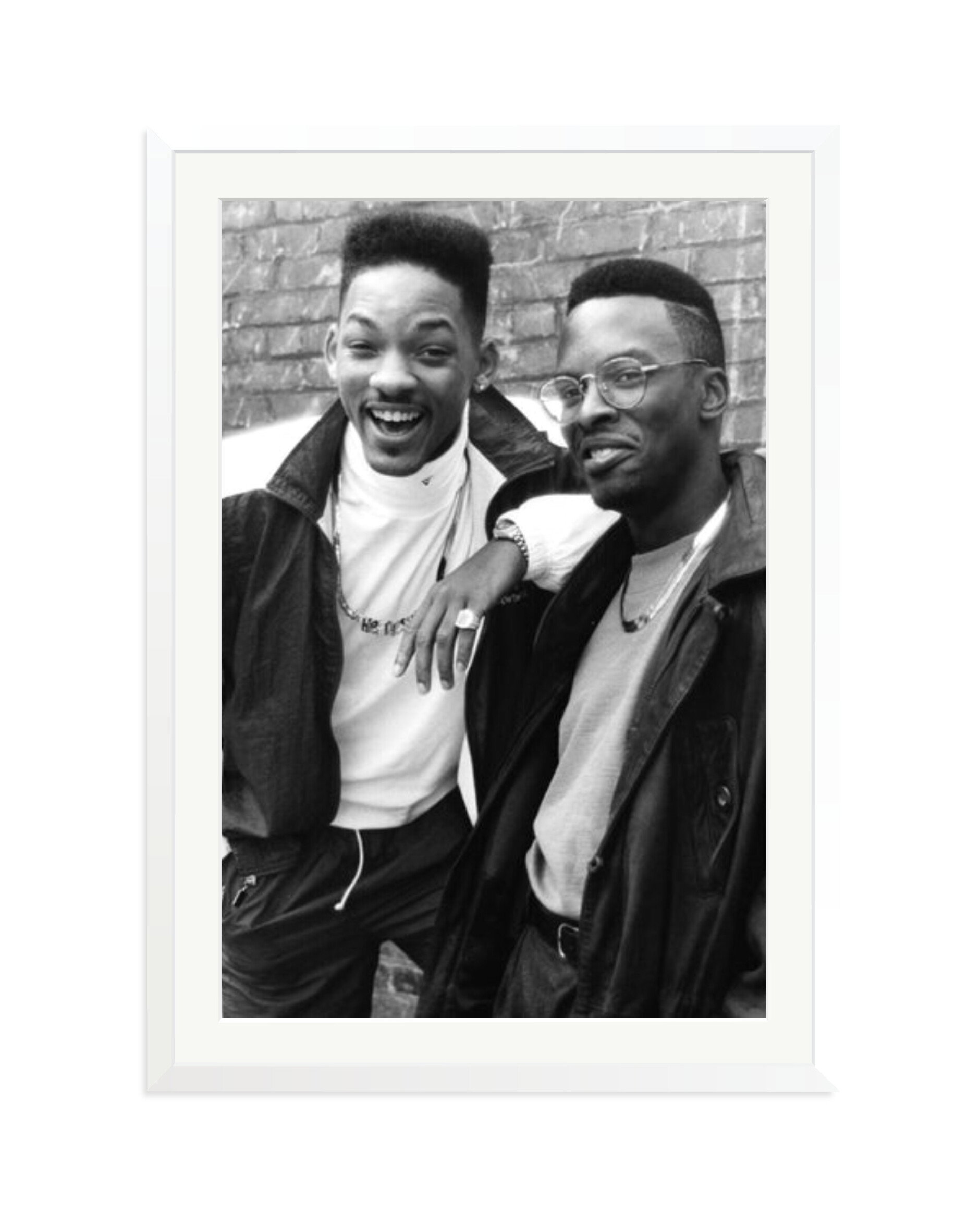 DJ Jazzy Jeff & The Fresh Prince Will Smith White / XXL