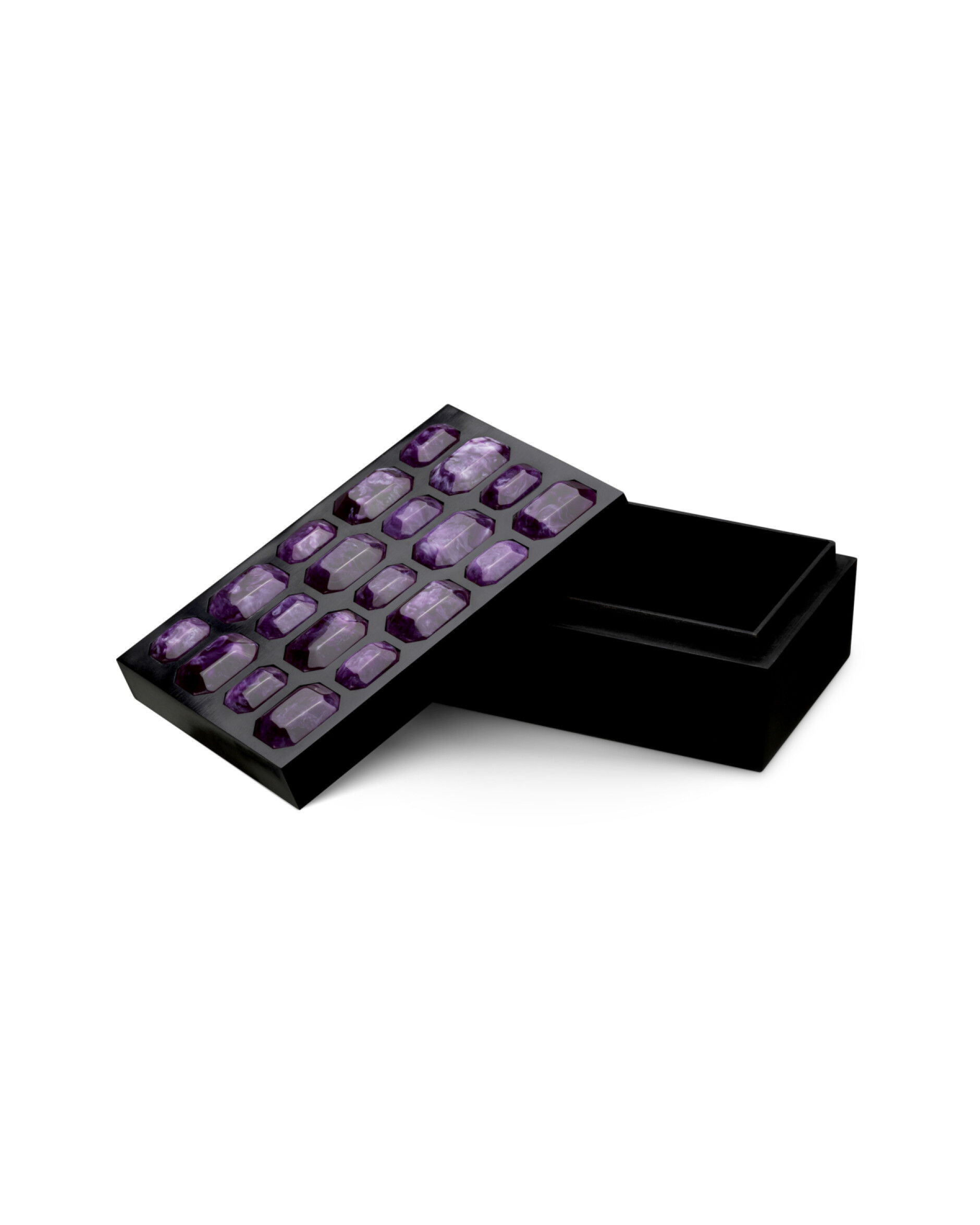 Lucida förvaringsask lila S