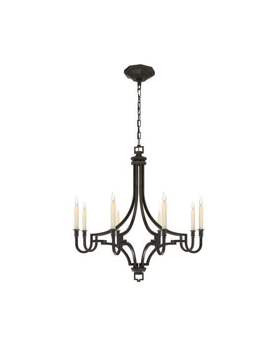 Mykonos Chandelier Aged Iron Medium