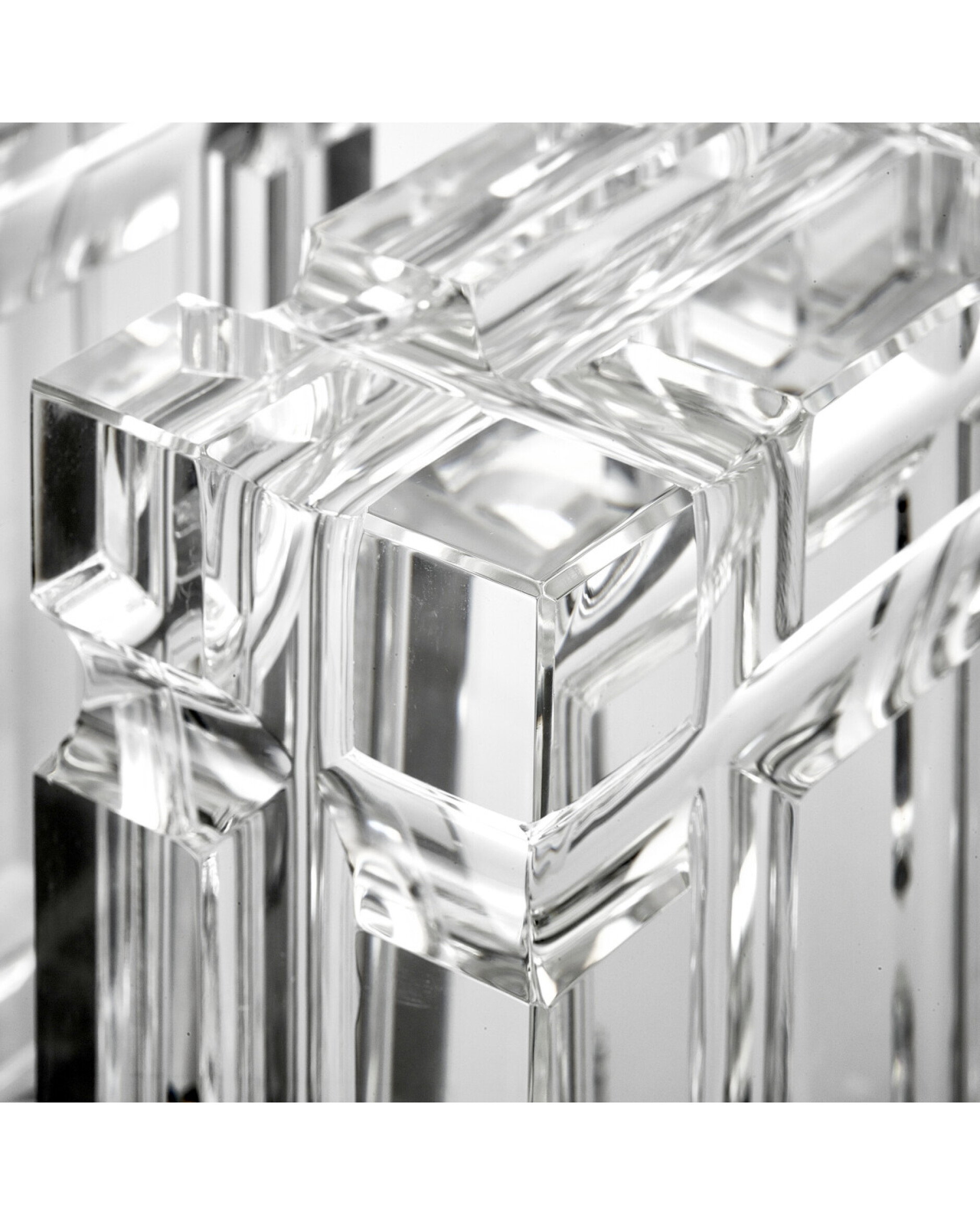 Linea Bookend Crystal set of 2