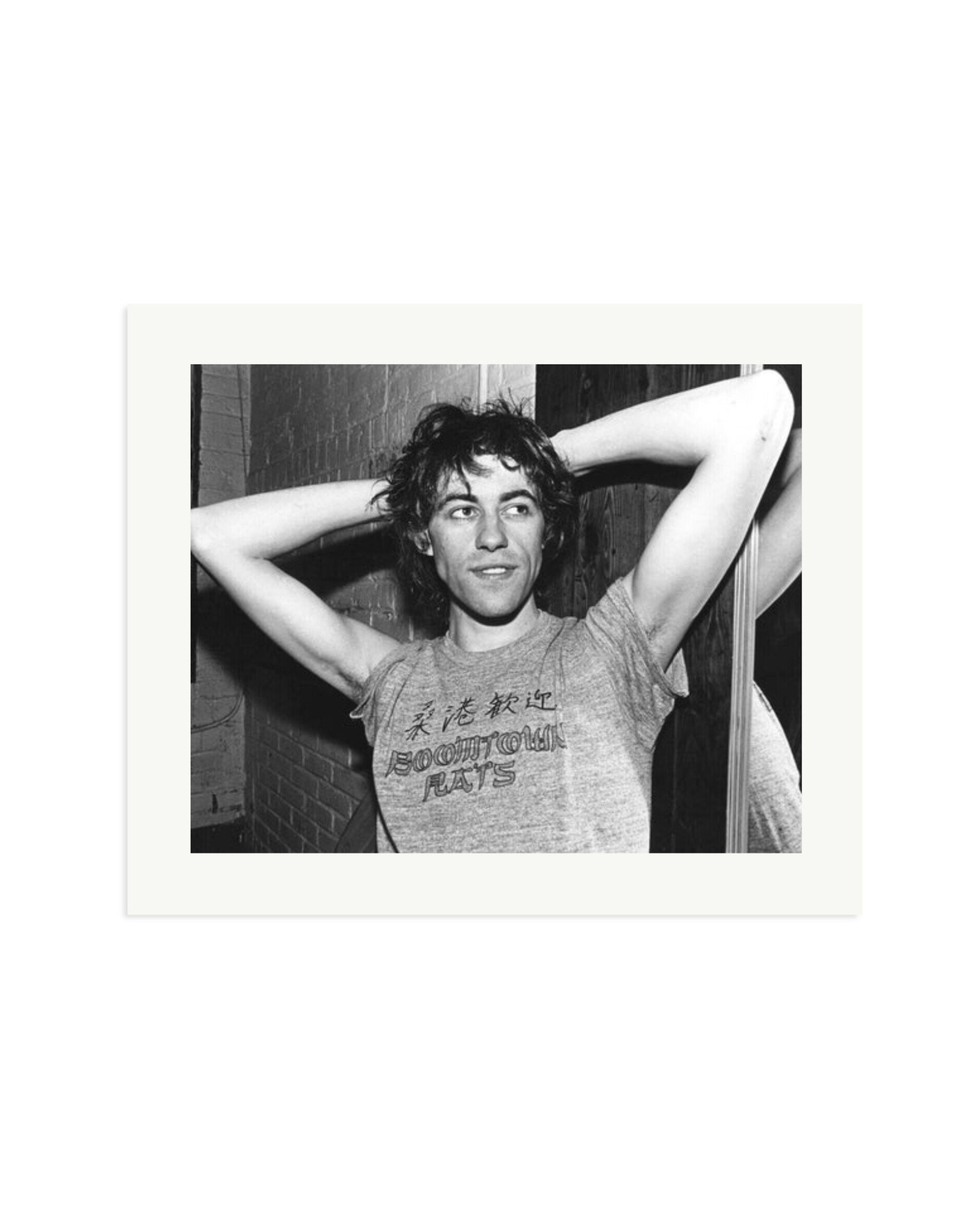 Bob Geldof Backstage 1979 Print Only / Large