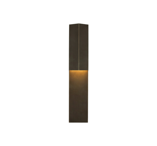 Bronze - Rega 24" Folded Sconce Nickel