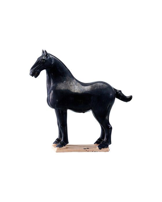 Tang Horse Sculpture Black