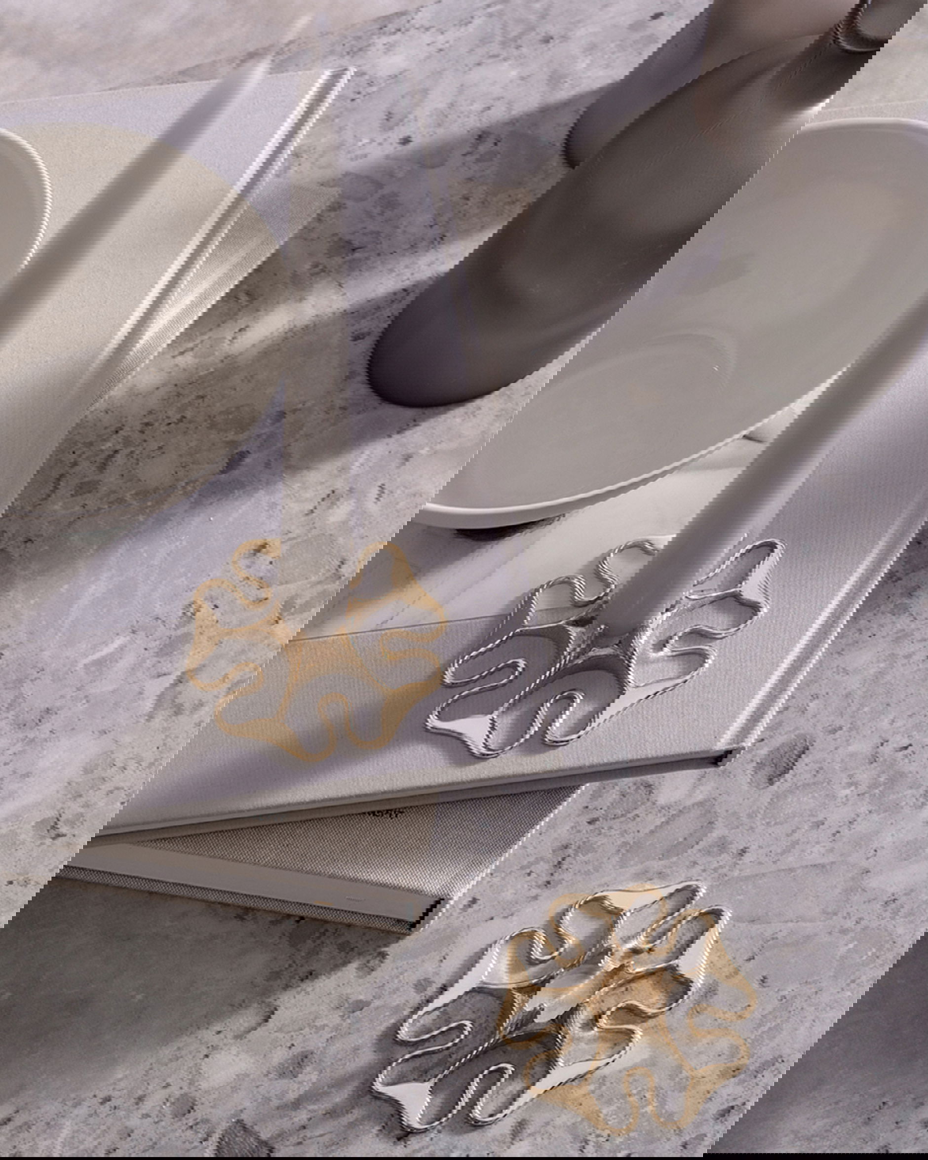 Rosen ljusstake mässing