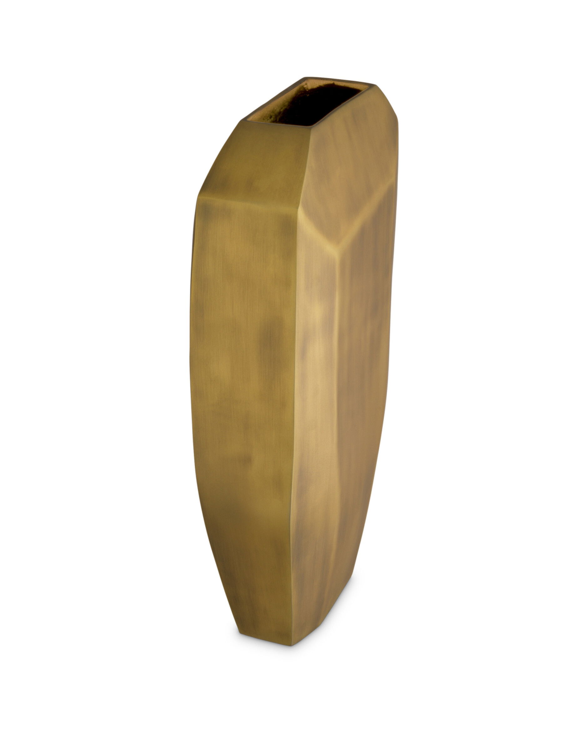 Linos vas antik mässing