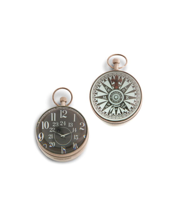 Eye of Time Clock, Silver