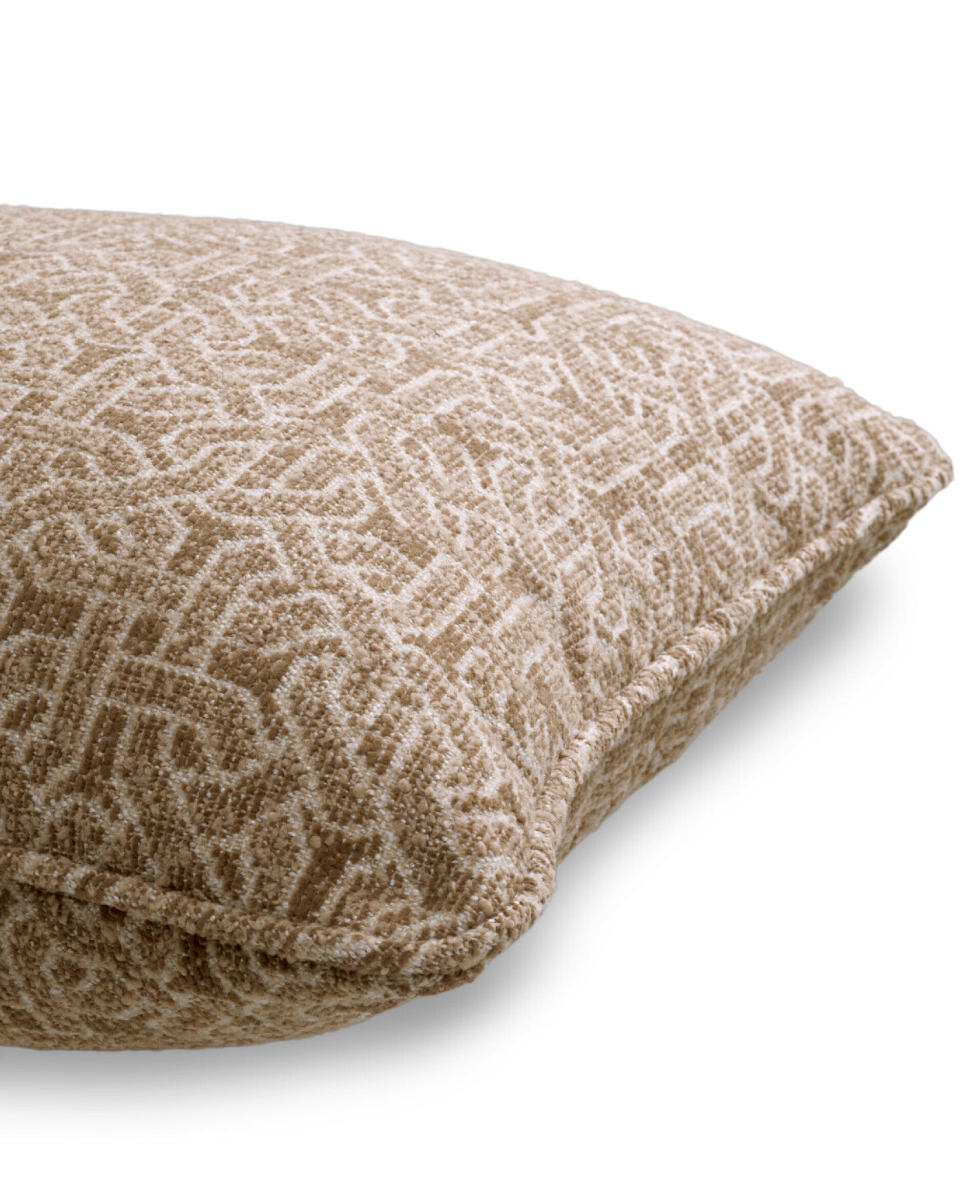 Frieze sierkussen frieze jacquard beige