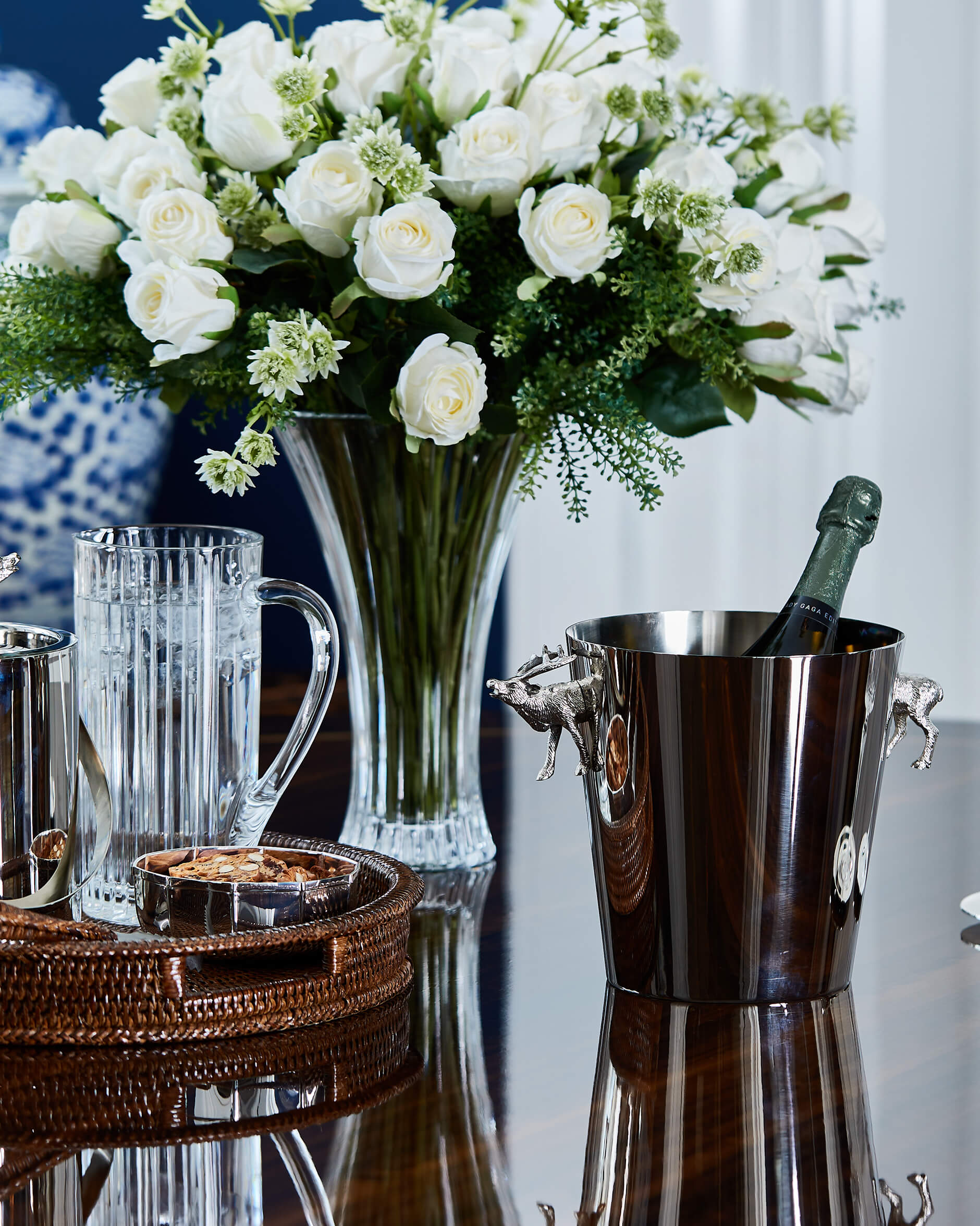 Hjort vinkylare silver