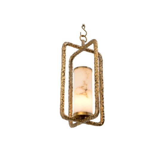 null - San Lorenzo Chandelier Vintage Brass