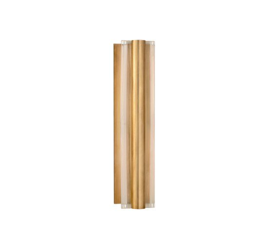 Natural Brass - Daley Linear Sconce Polished Nickel