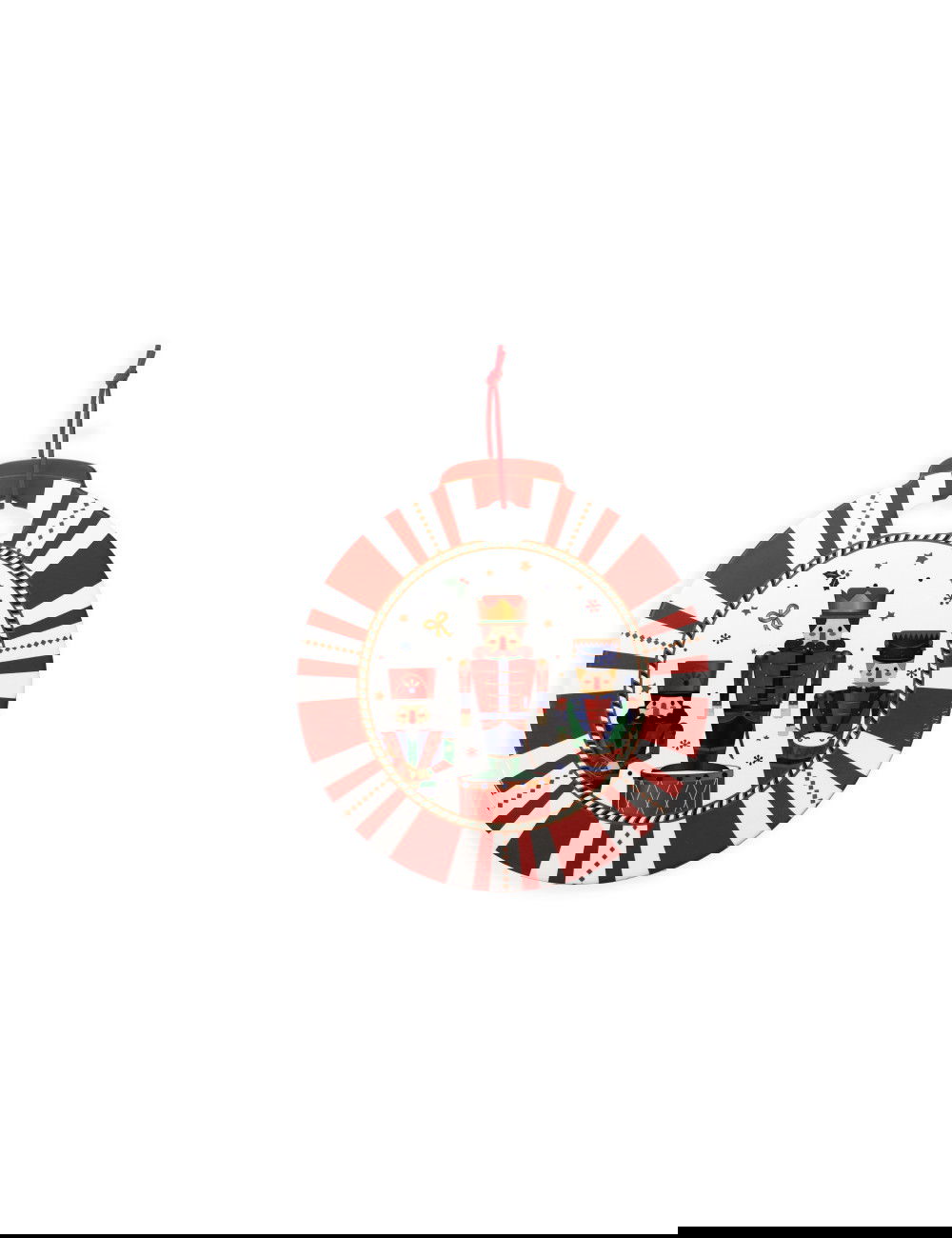 Marcel juledekorasjon rød/hvit