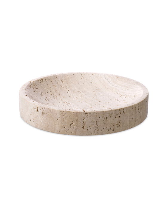 Moca skål travertine