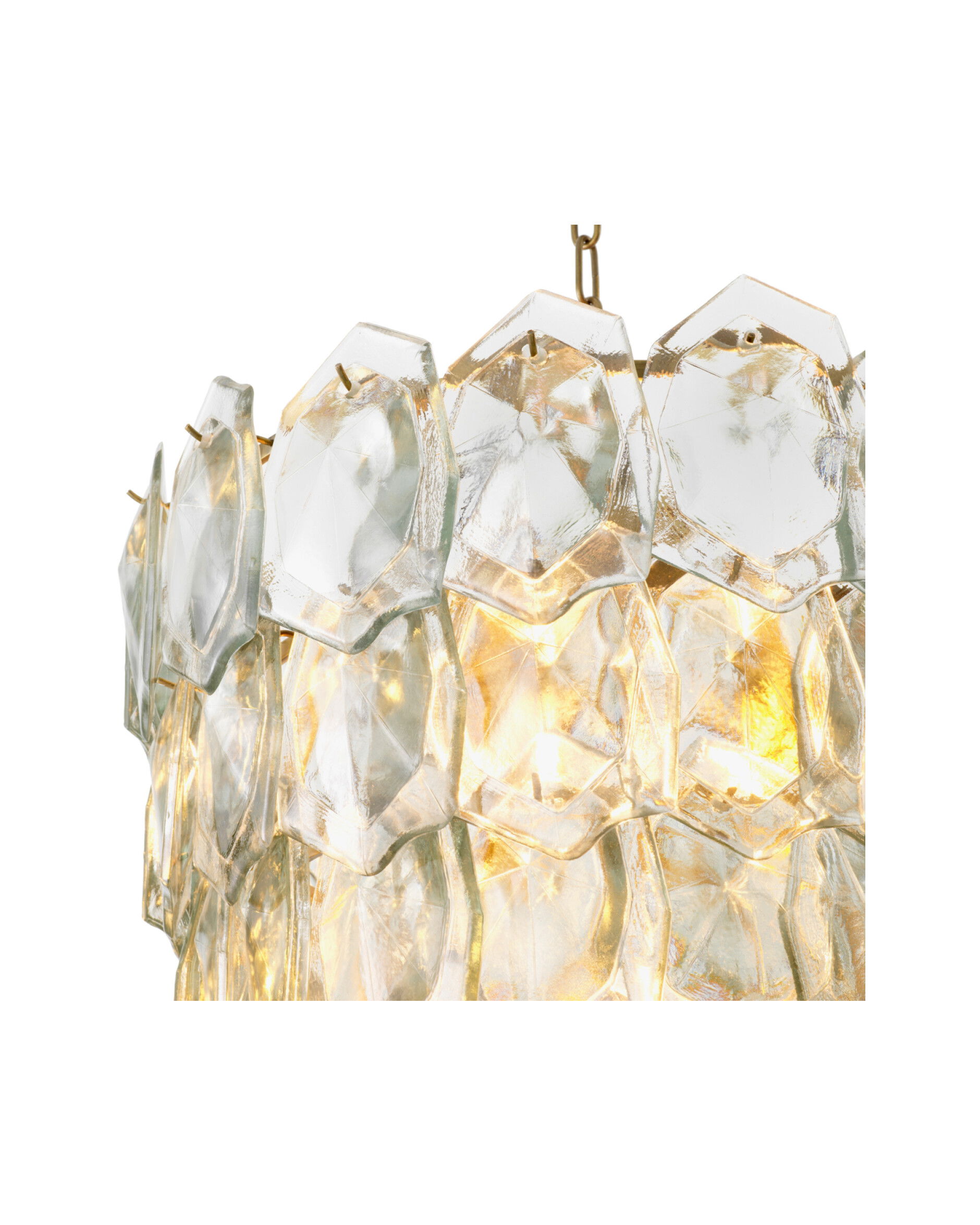 Elias Chandelier Vintage Brass